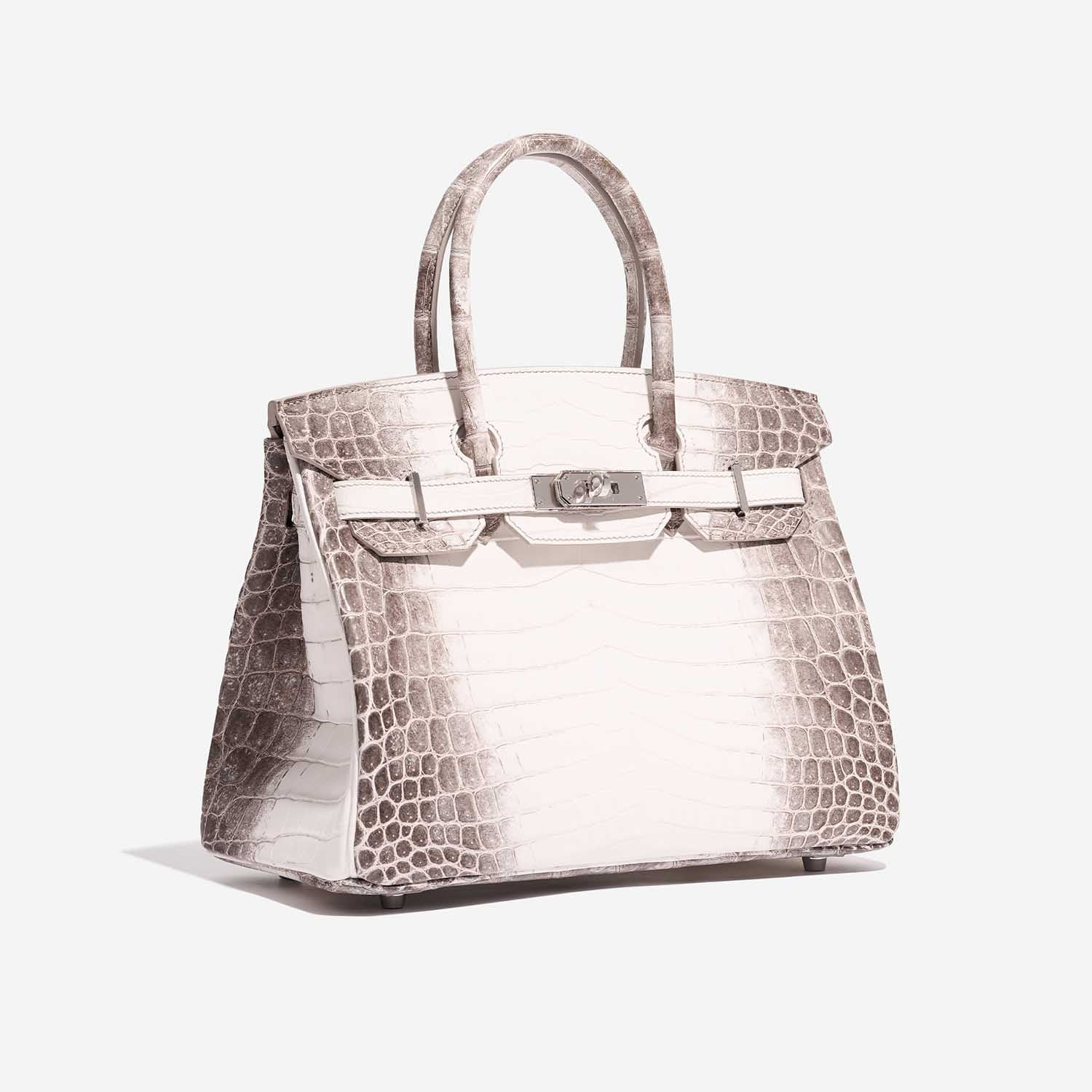 Birkin 30 Matte Alligator Himalaya Blanc