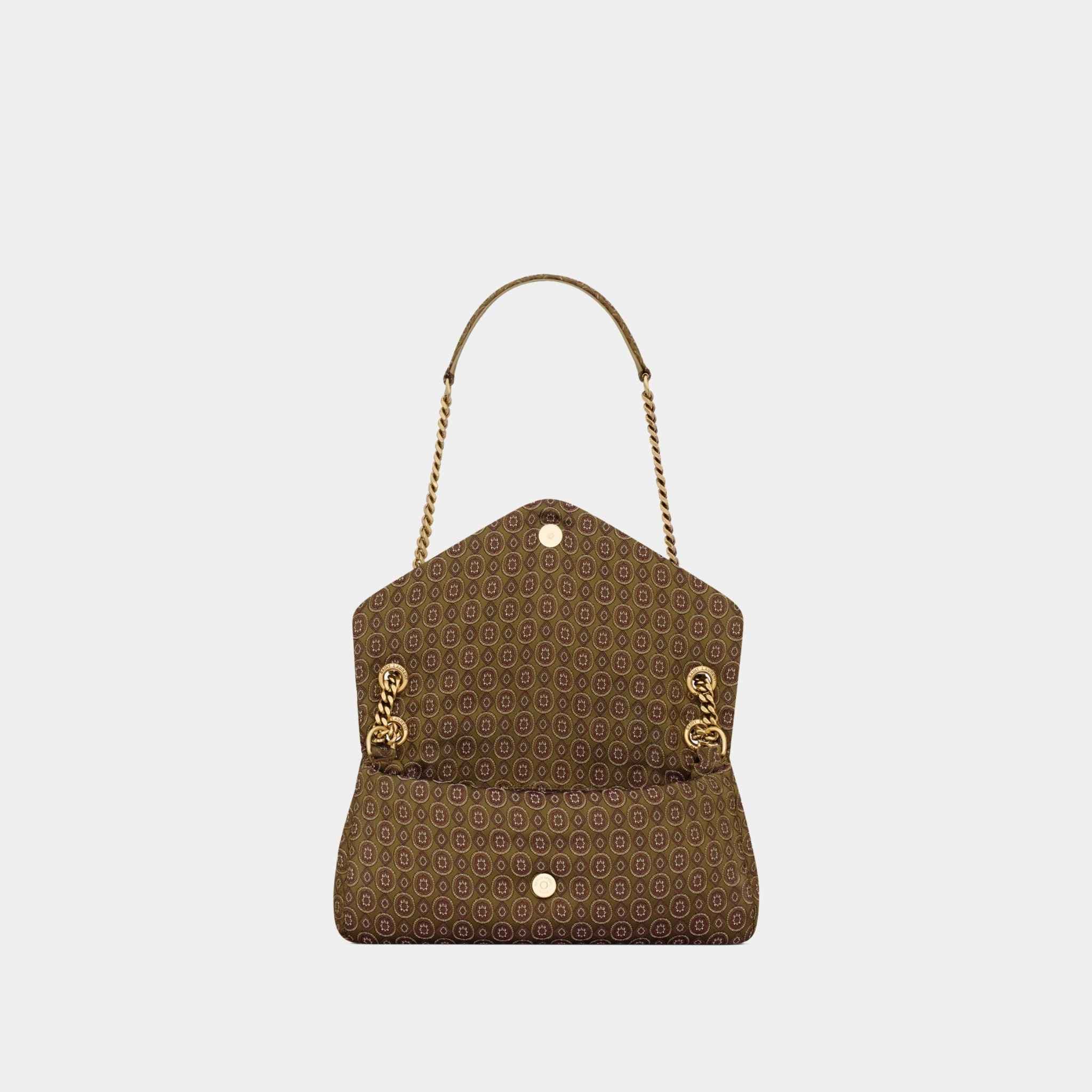 Yves Saint Laurent Calypso Small In Medallion Jacquard, Open