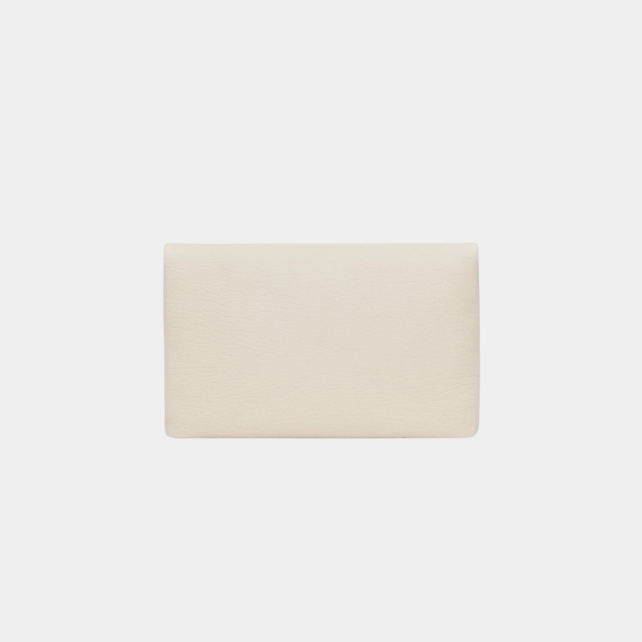 Yves Saint Laurent Cassandre Large Envelope Pouch In Lambskin, Blanc Vintage, Back