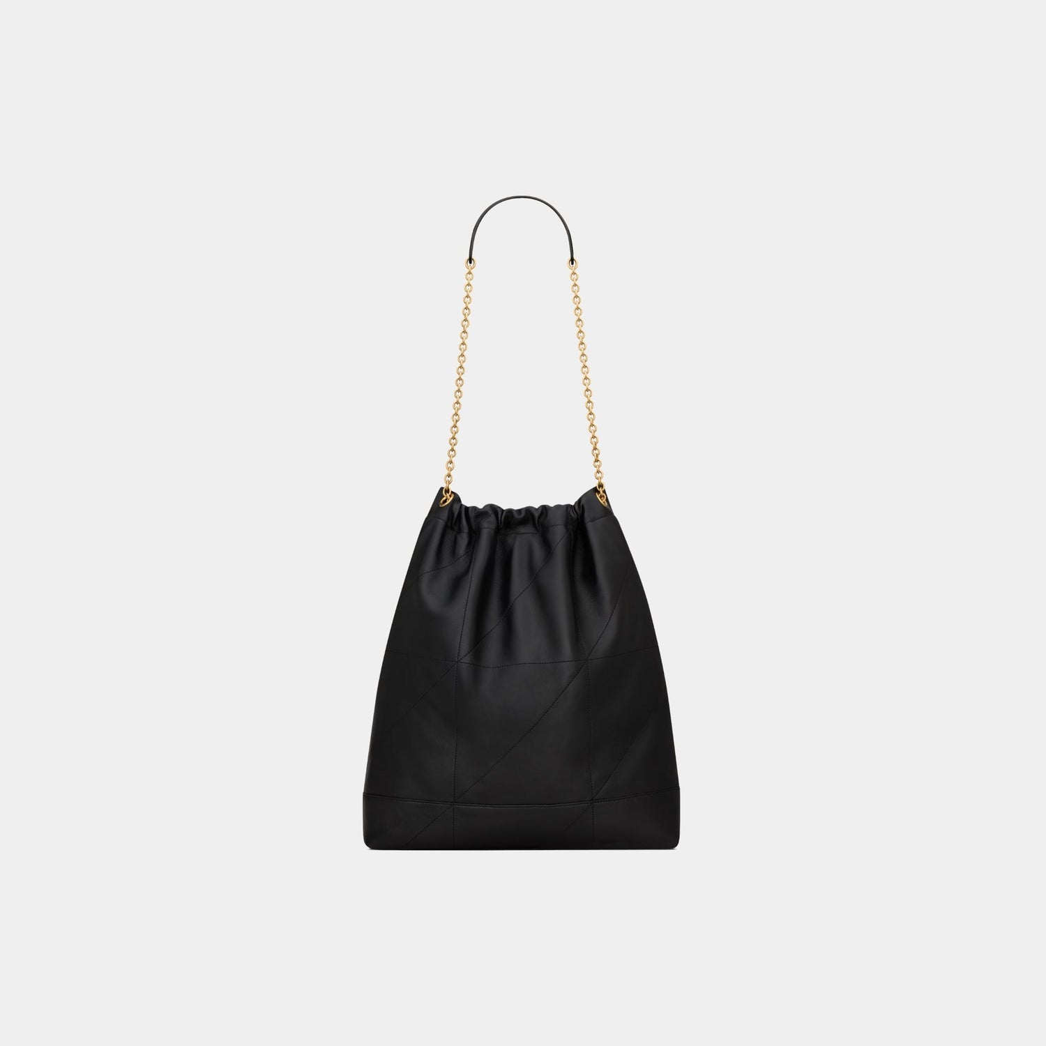 Yves Saint Laurent Jamie Large Pochon In Lambskin, Back