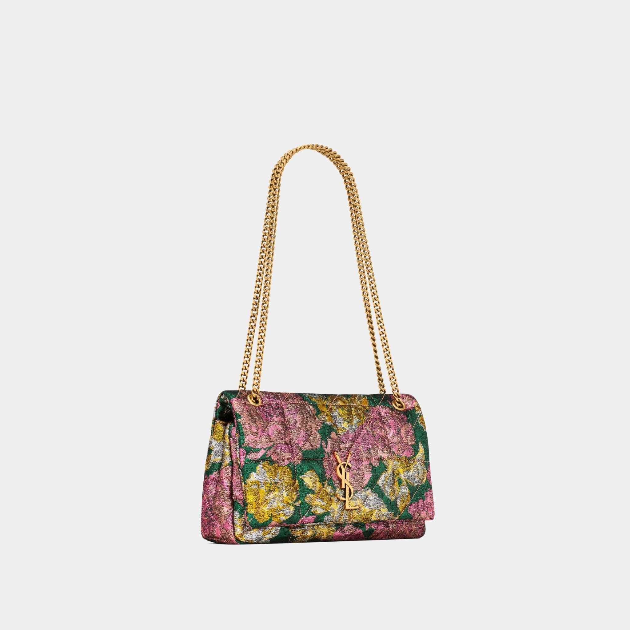 Yves Saint Laurent Jamie Medium Virgin Wool In Brocade, Side