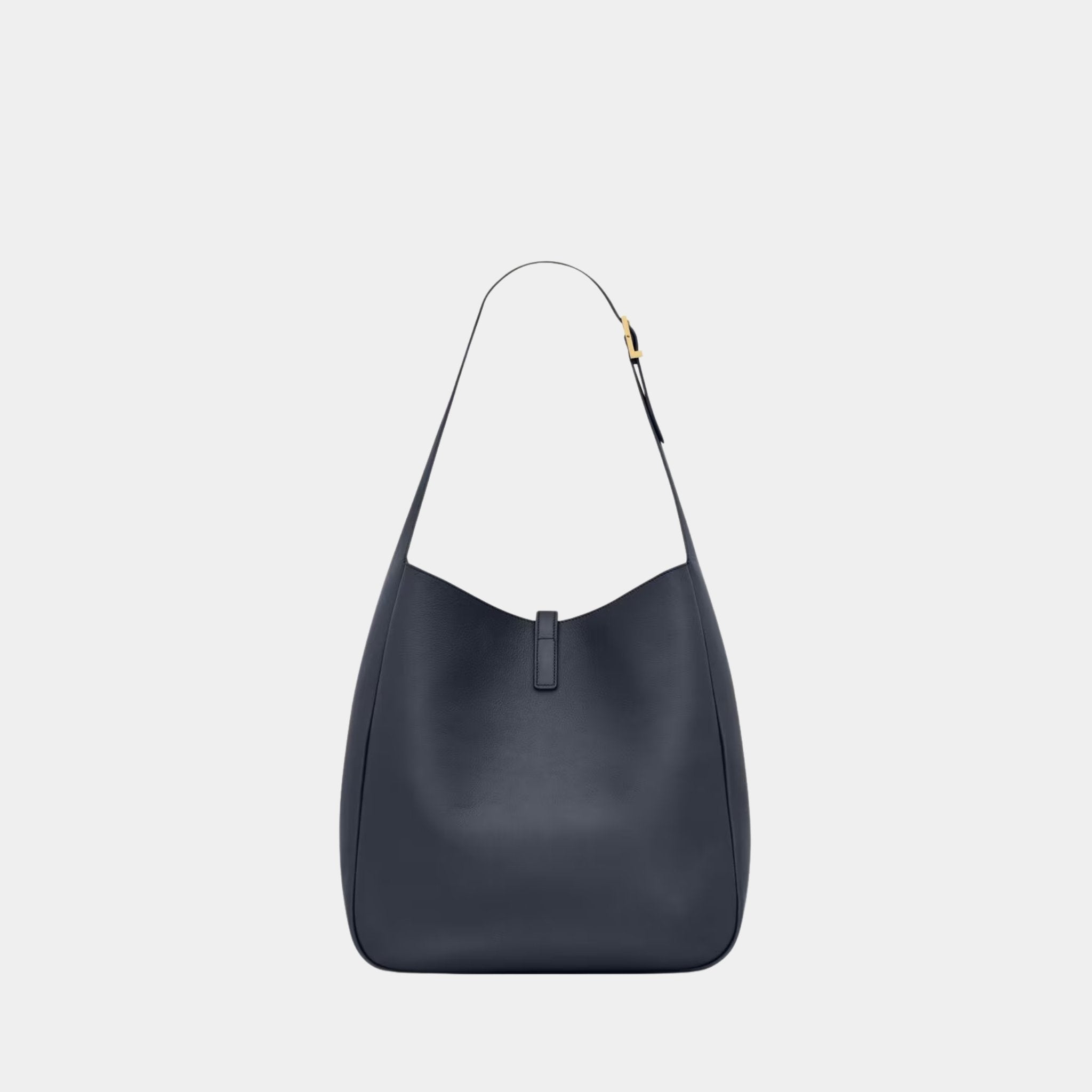 Yves Saint Laurent Le 5 A 7 Supple Large In Grained Leather, Bleu Abysse, Back