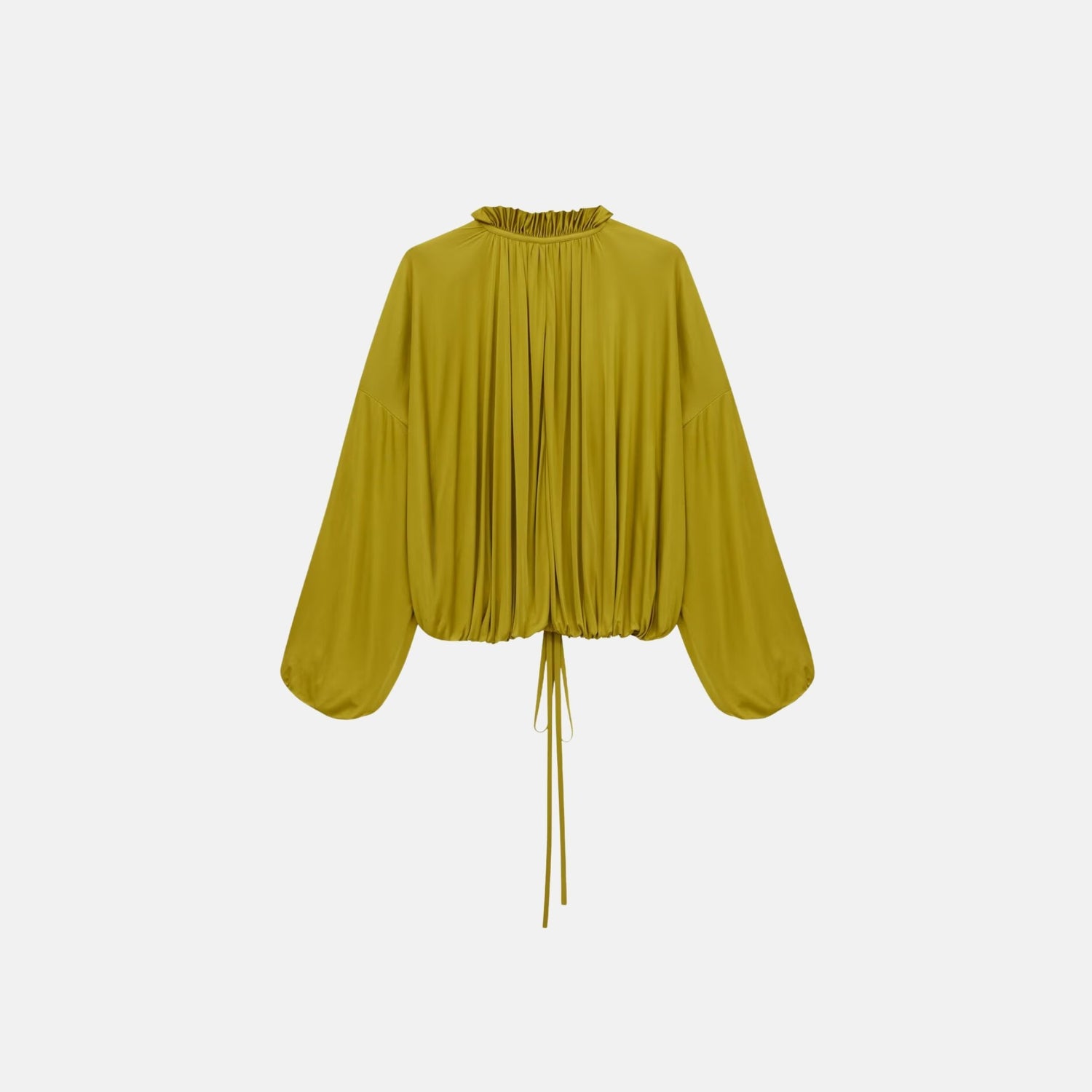 Yves Saint Laurent Blouse In Knit, Green, Back