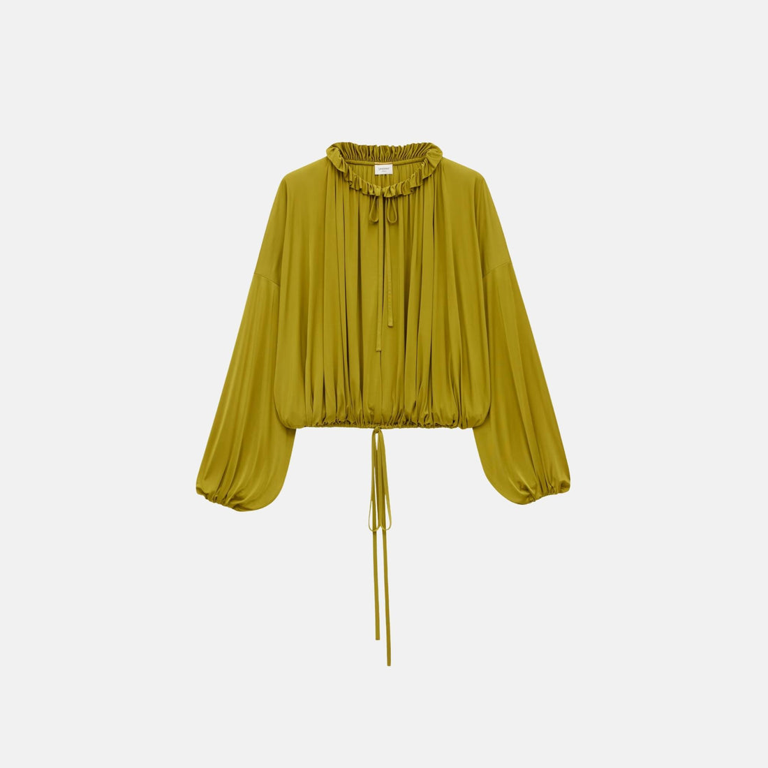 Yves Saint Laurent Blouse In Knit, Green, Front
