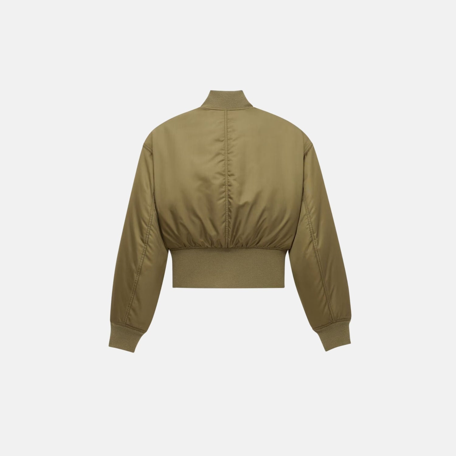 Yves Saint Laurent Bomber Jacket In Nylon, Kaki, Back