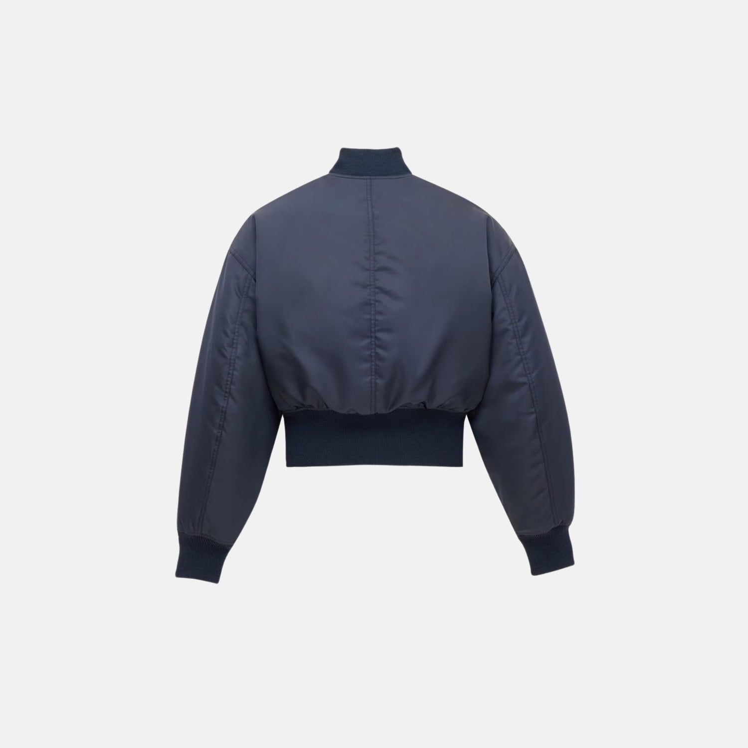 Yves Saint Laurent Bomber Jacket In Nylon, Marine, Back