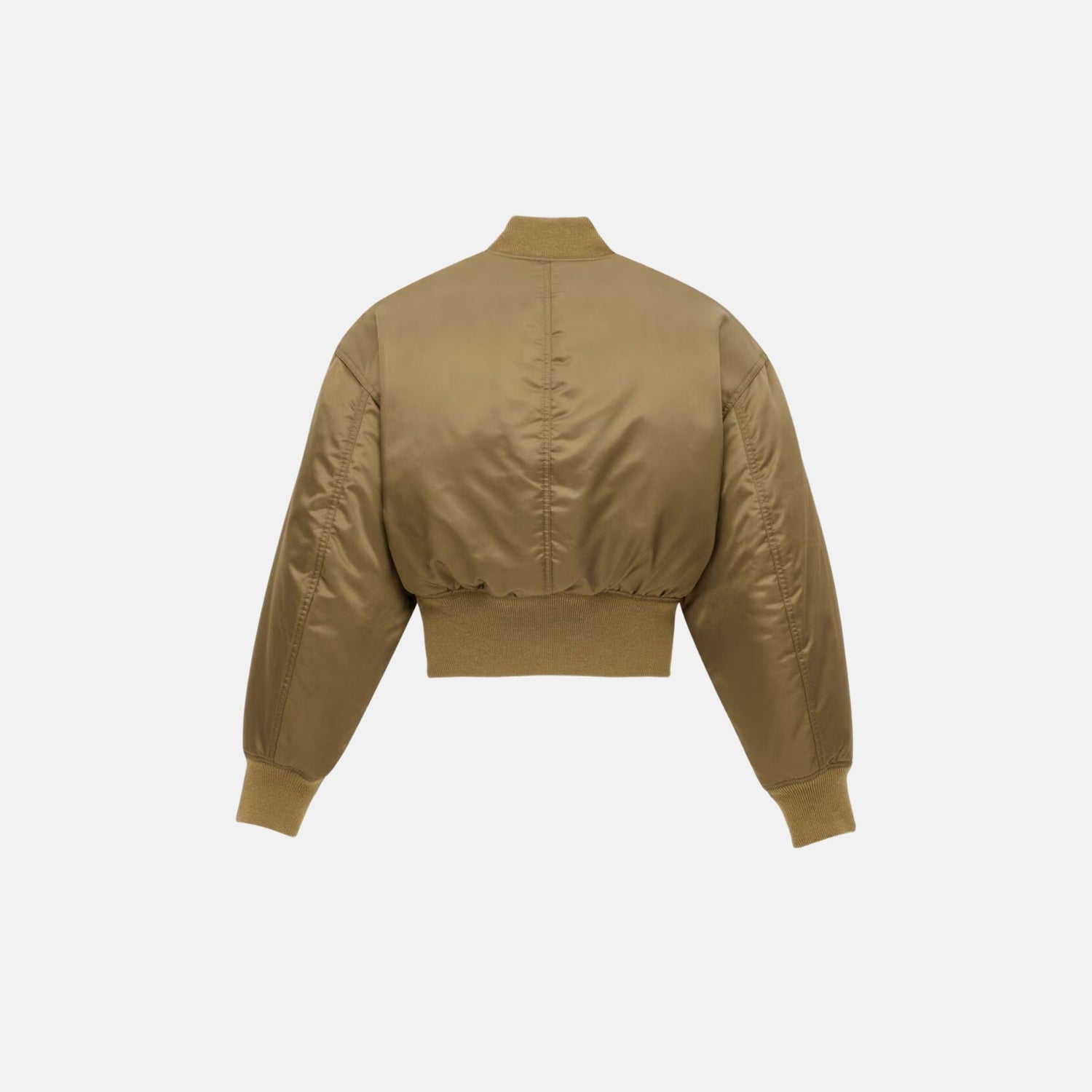Yves Saint Laurent Bomber Jacket In Shiny Nylon, Back