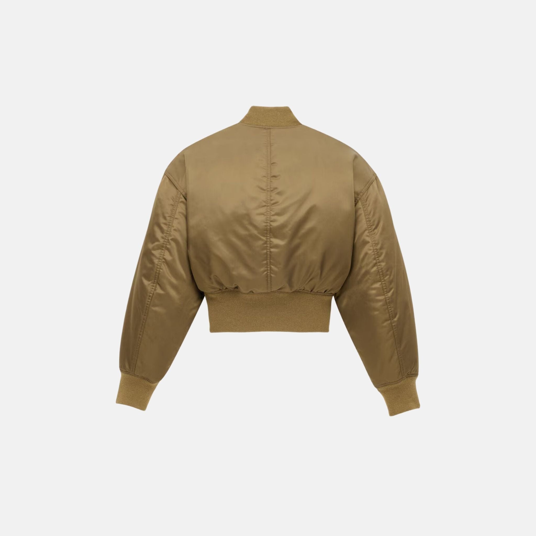 Yves Saint Laurent Bomber Jacket In Shiny Nylon, Back