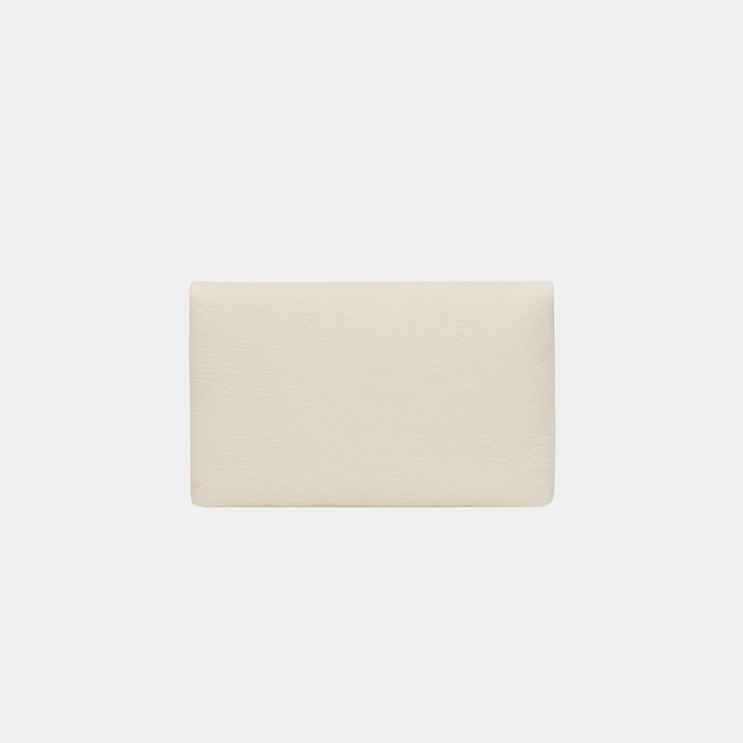 Yves Saint Laurent Cassandre large Envelope Pouch Lambskin, Blanc Vintage, Back
