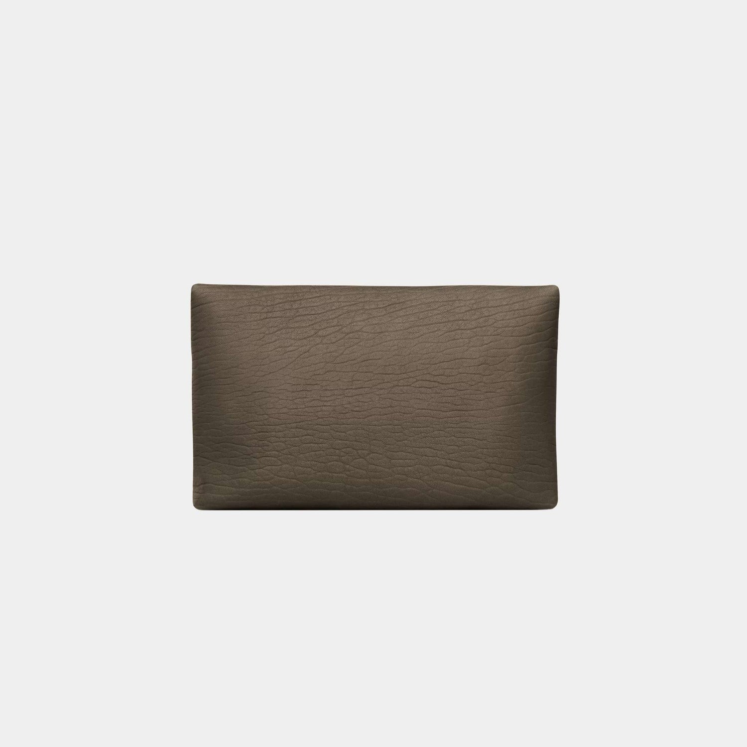 Yves Saint Laurent Cassandre large Envelope Pouch Lambskin, Light Musk, Back