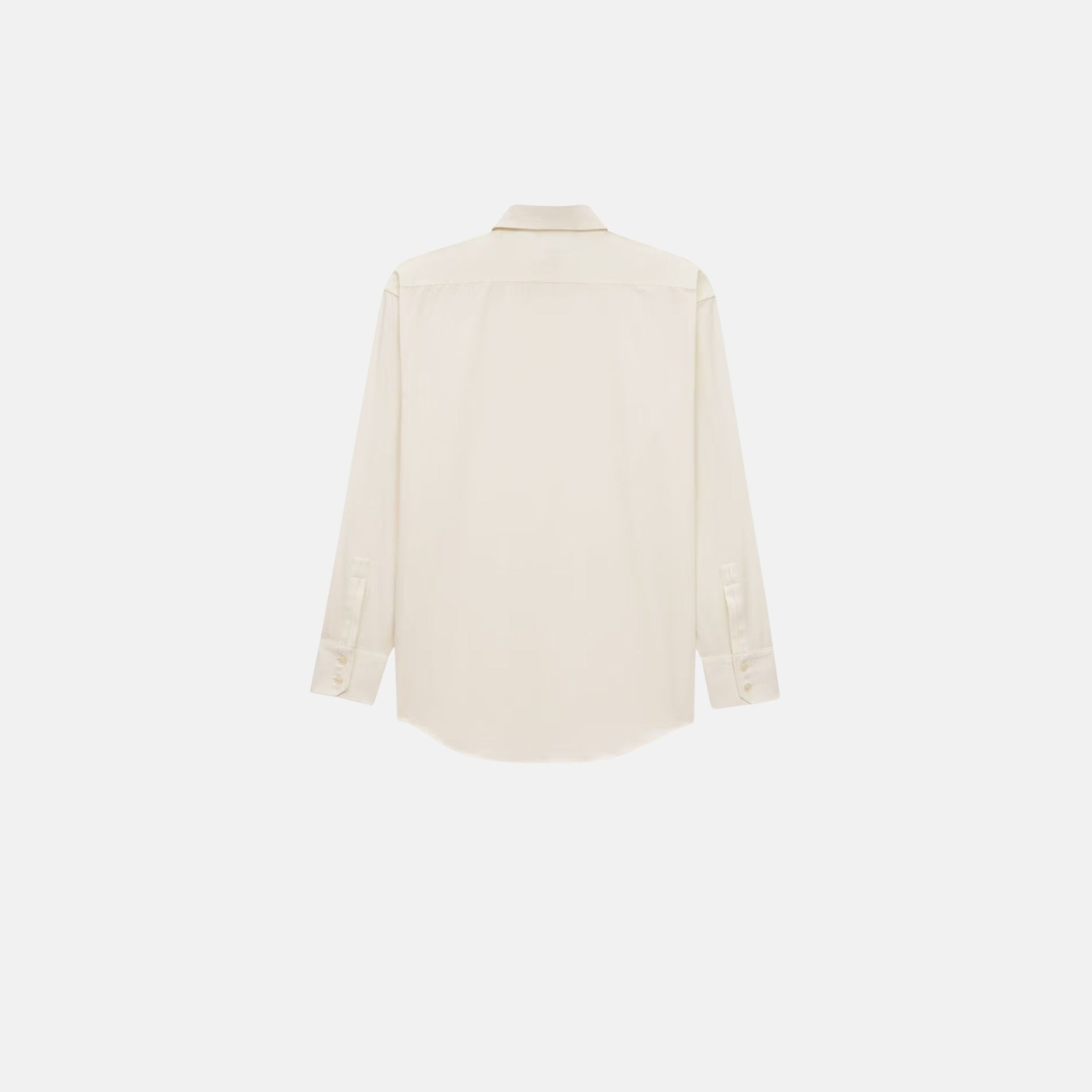 Yves Saint Laurent Cassandre Shirt In Cotton Poplin, Back