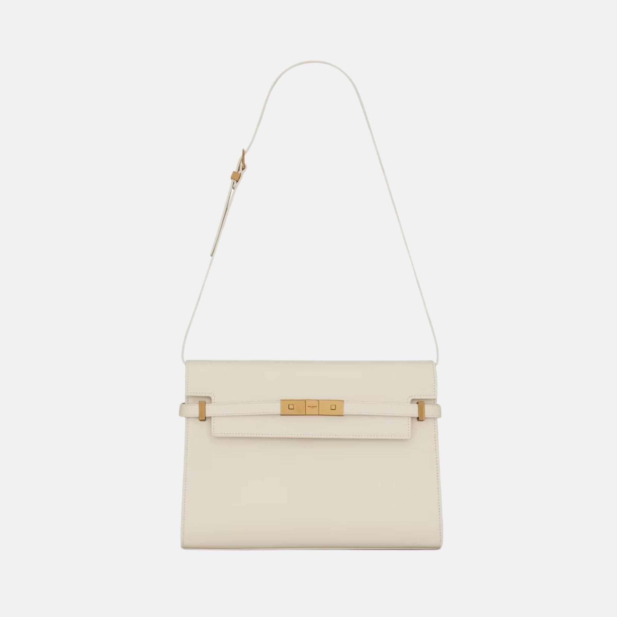 Yves Saint Laurent Manhattan In Box Saint Laurent, Blanc, Front