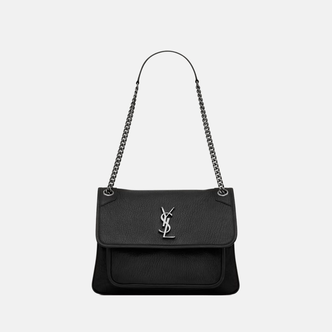 Yves Saint Laurent Niki Medium In Grained Lambskin, Front