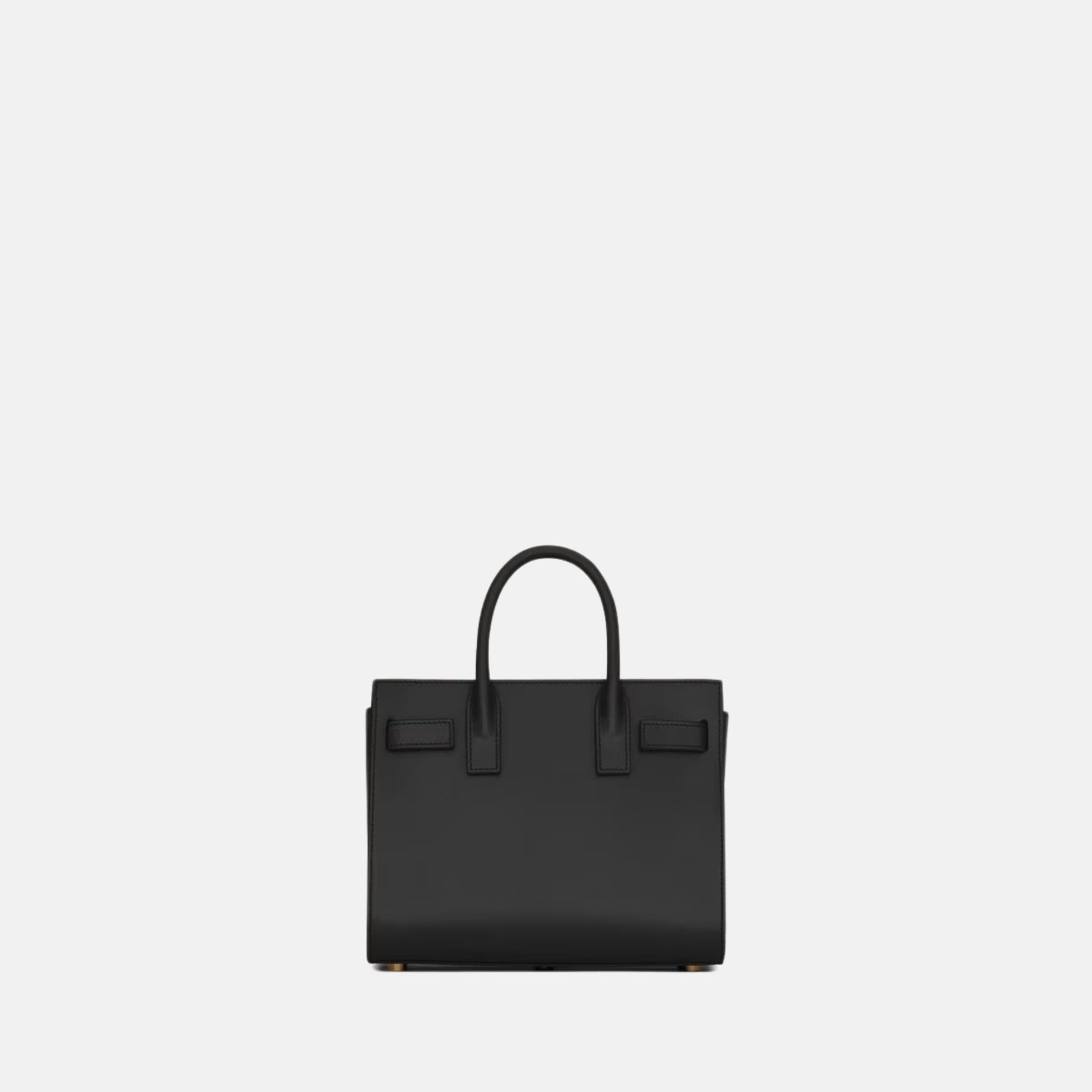 Yves Saint Laurent Sac De Jour In Smooth Leather Nano, Black, Back