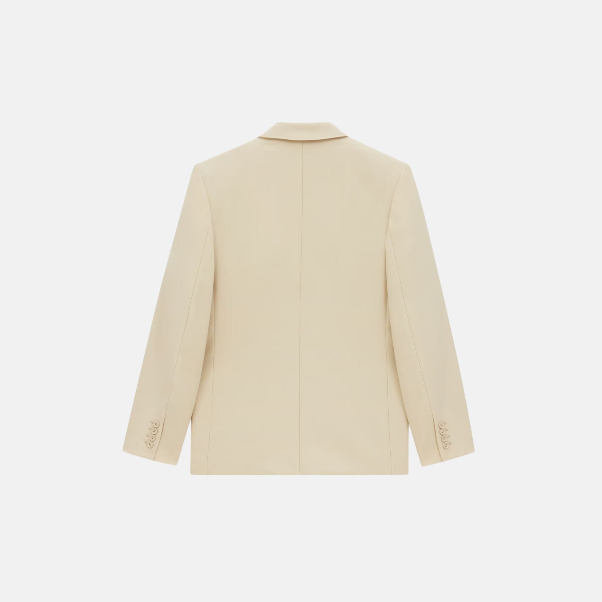 Yves Saint Laurent Yves Jacket In Light Wool, Back