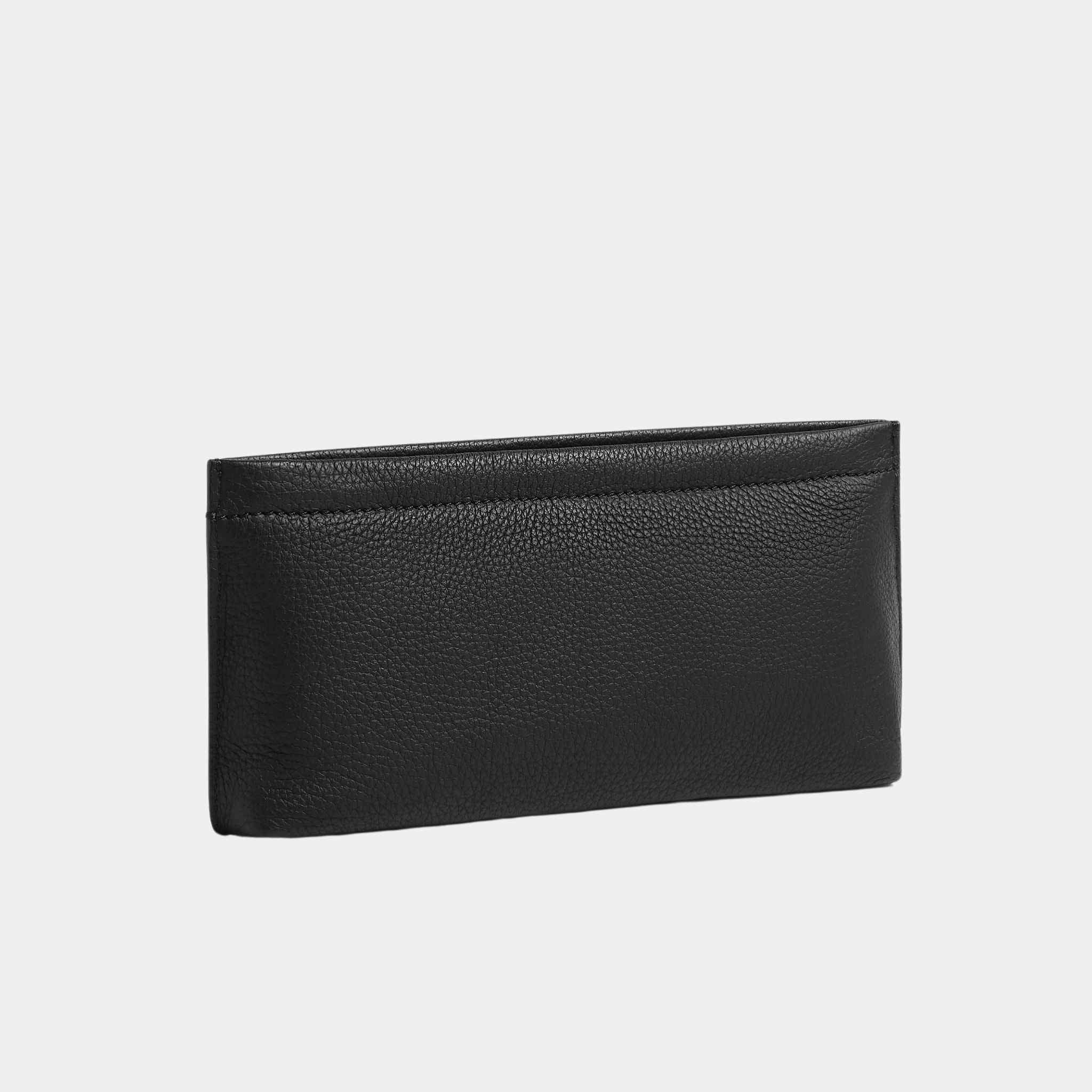 Zegna Black Deerskin Clutch, Back