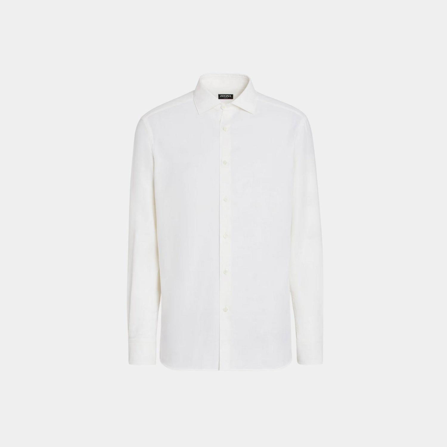 Zegna Cashco Shirt, White, Front