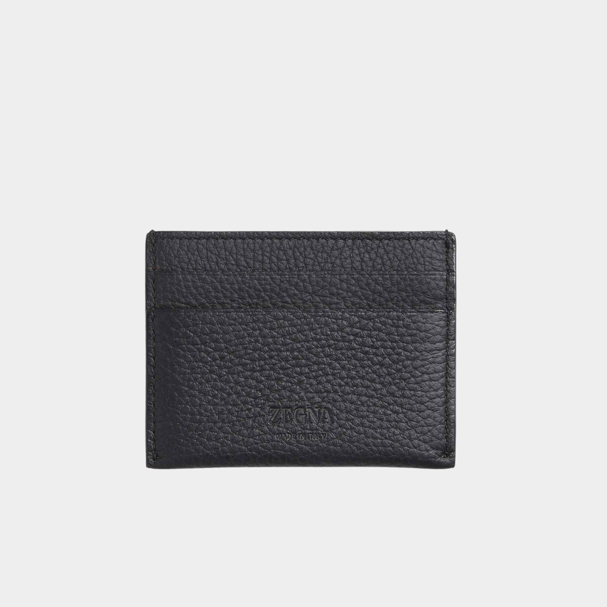 Zegna Deerskin Card Case, Back, Back