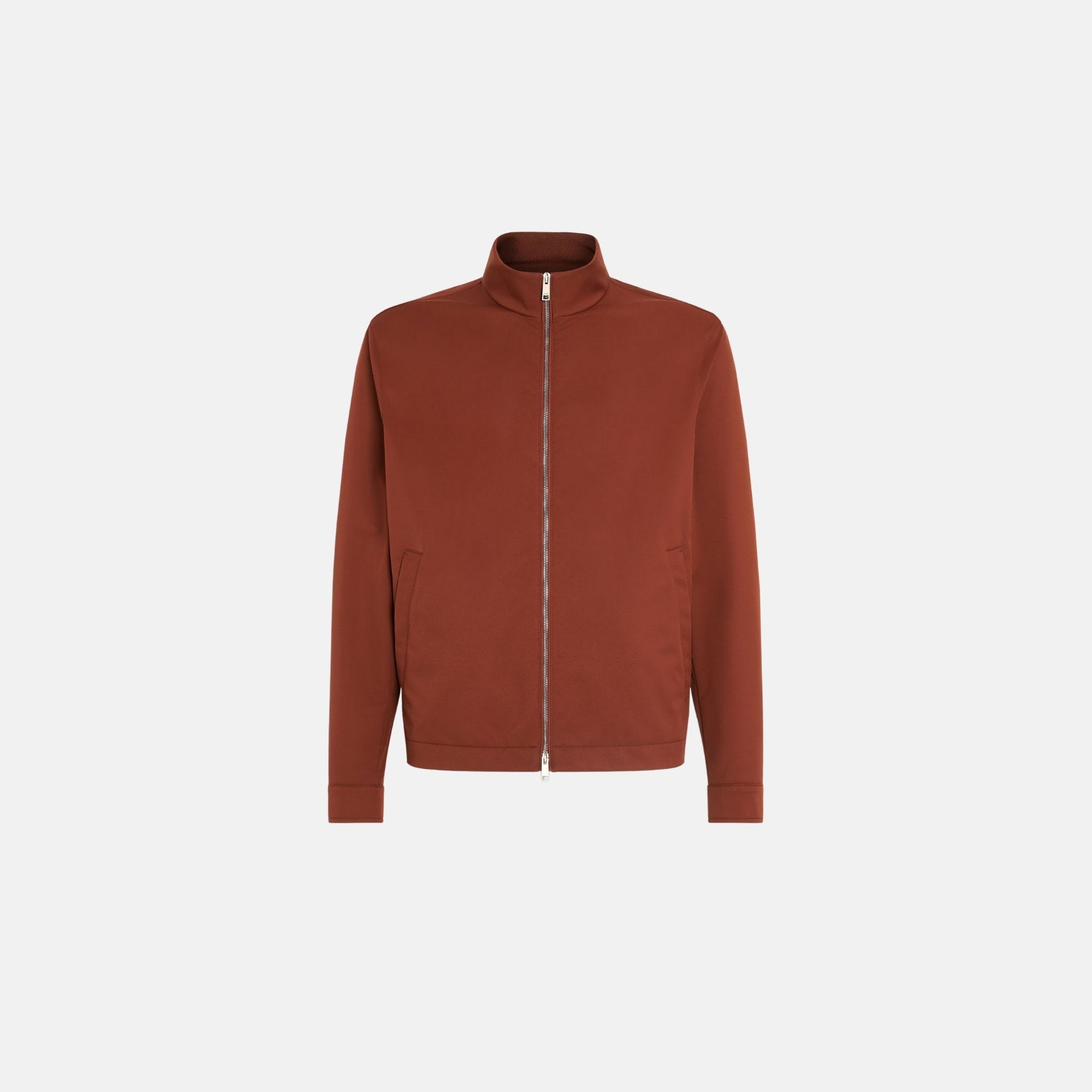Zegna Motorin 100cc Microfiber Blouson, BrickRed, Front