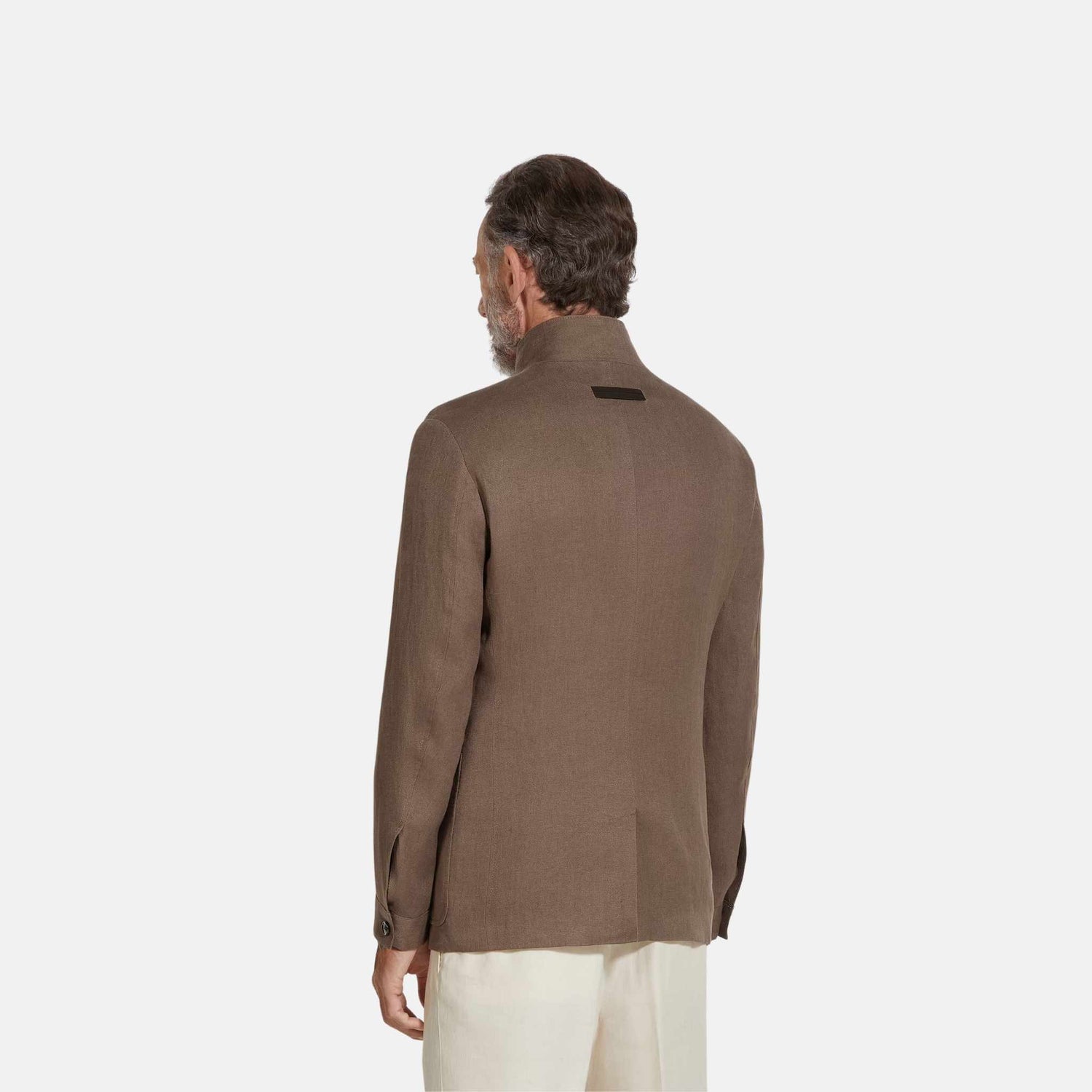Zegna Oasi Lino Il Conte Jacket, Back