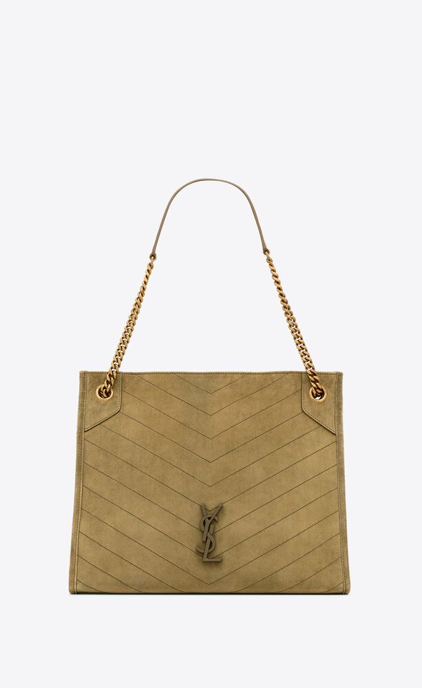 Niki Medium Shopping Bag In Suede