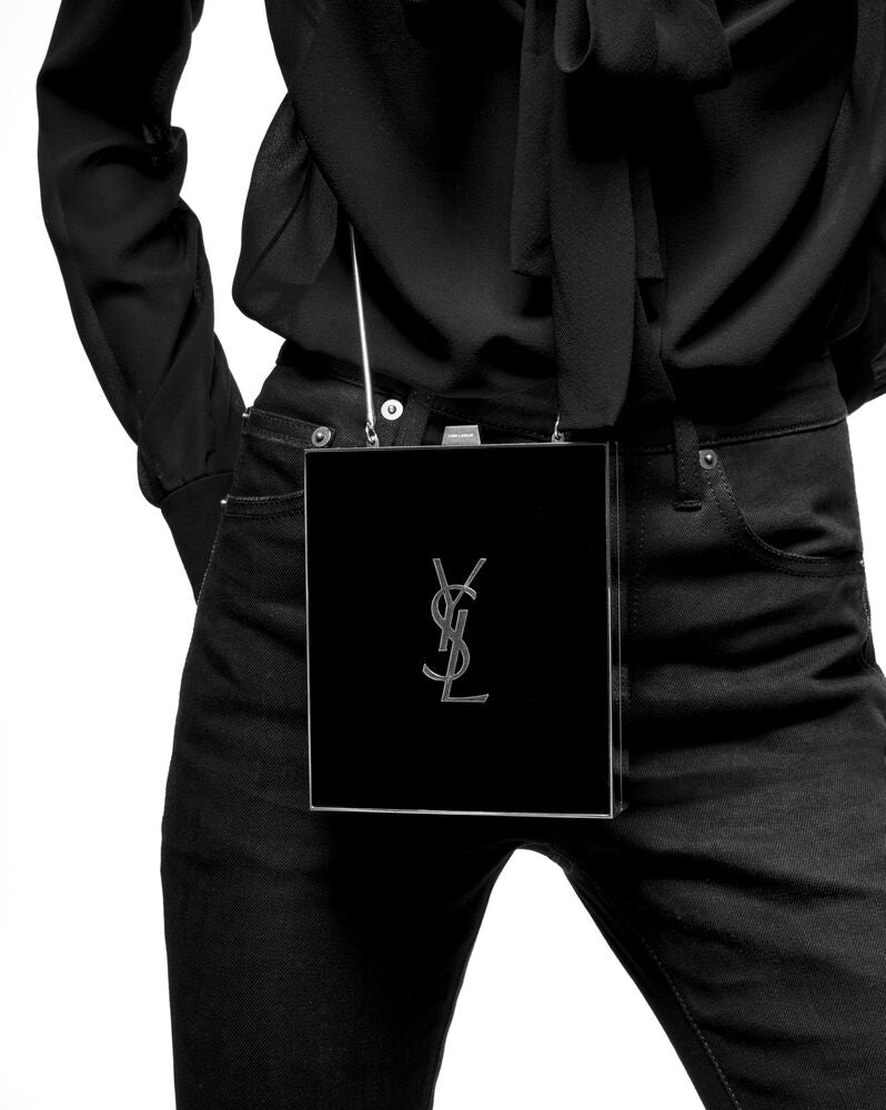 Tuxedo Box Bag In Plexiglass And Metal