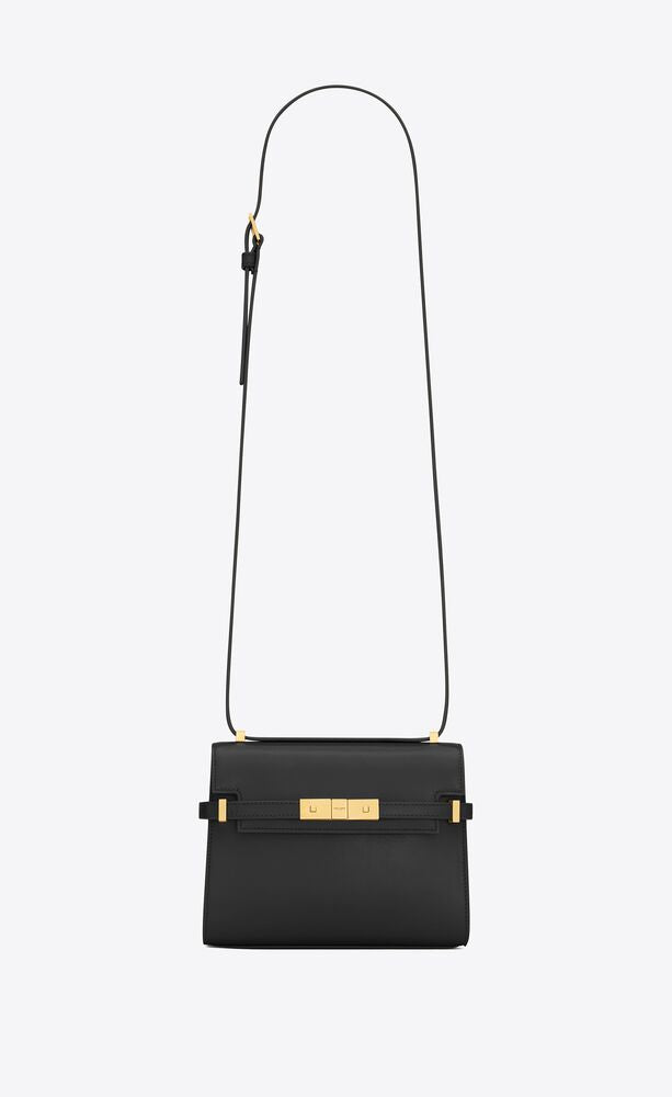 Manhattan Mini Crossbody Bag In Box Saint Laurent Leather