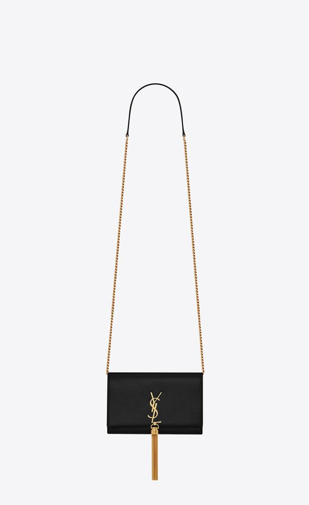 Kate Chain Wallet In Grain De Poudre Leather