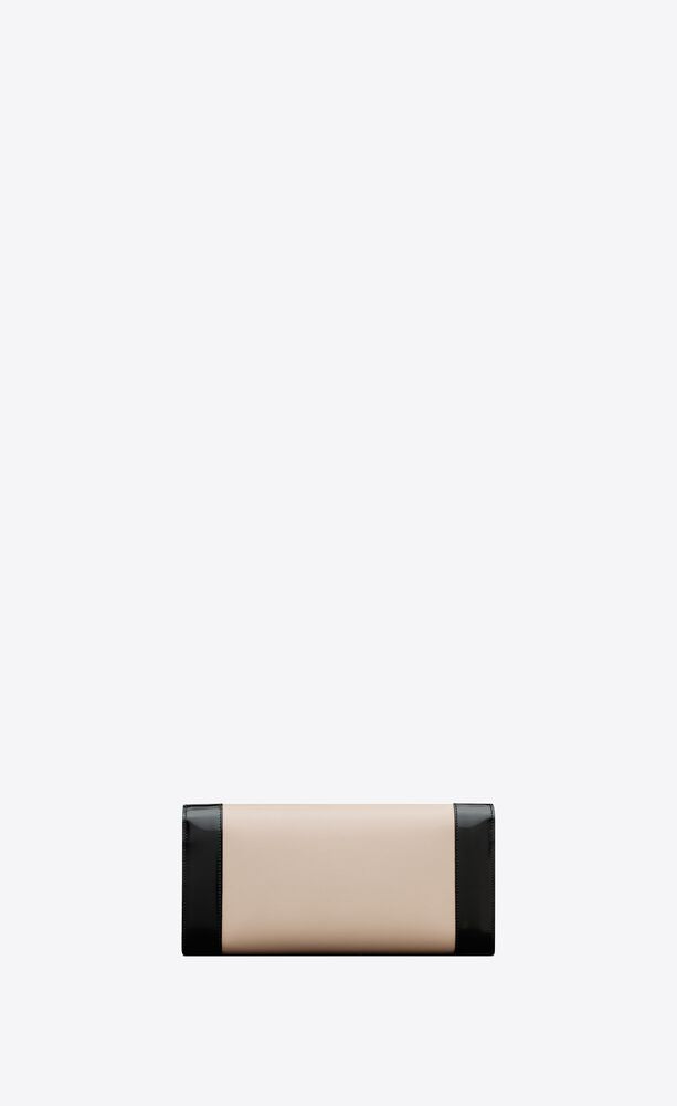 Kate Clutch In Nappa And Brushed Leather