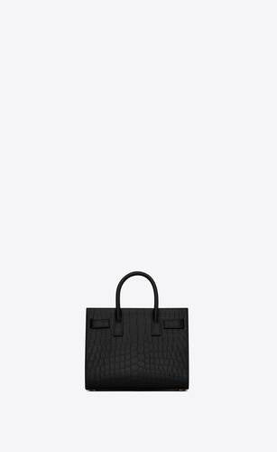 Sac De Jour Small In Matte Crocodile Embossed Leather