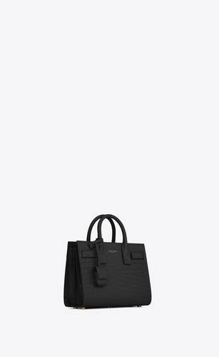 Sac De Jour Small In Matte Crocodile Embossed Leather