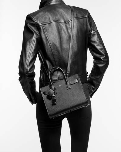 Sac De Jour Nano In Ostriche Leather