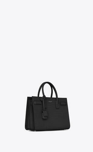 Sac De Jour Baby In Embossed Crocodile Leather