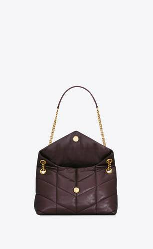 Puffer Small In Crinkled Leather