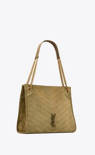 Niki Medium Shopping Bag In Suede