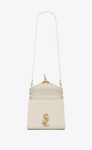 Cassandra Mini Top Handle Bag In Grain De Poudre Embossed Leather