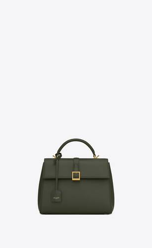 Le Fermoir Small Top Handle Bag In Shiny Leather