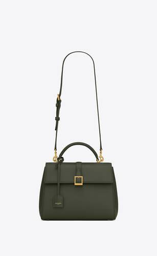 Le Fermoir Small Top Handle Bag In Shiny Leather