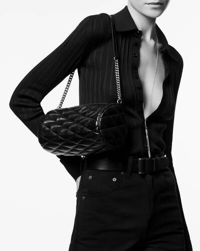 Sade Small Tube Bag In Quilted Lambskin