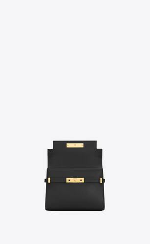 Manhattan Mini Crossbody Bag In Box Saint Laurent Leather