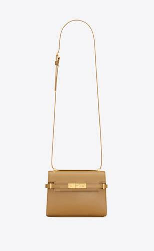 Manhattan Mini Crossbody Bag In Box Saint Laurent Leather