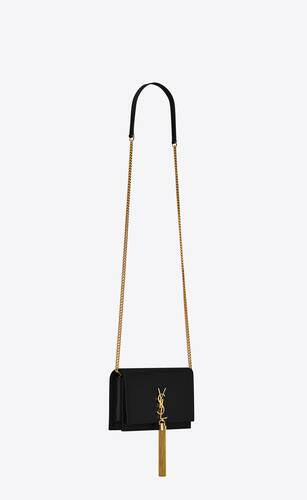 Kate Chain Wallet In Grain De Poudre Leather