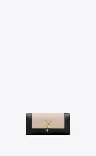 Kate Clutch In Nappa And Brushed Leather