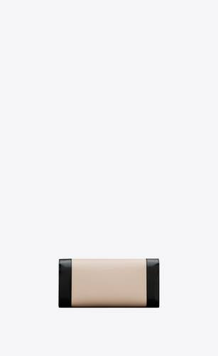 Kate Clutch In Nappa And Brushed Leather