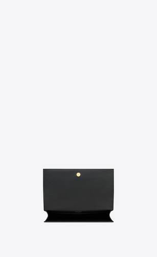 Kate Clutch In Nappa And Brushed Leather