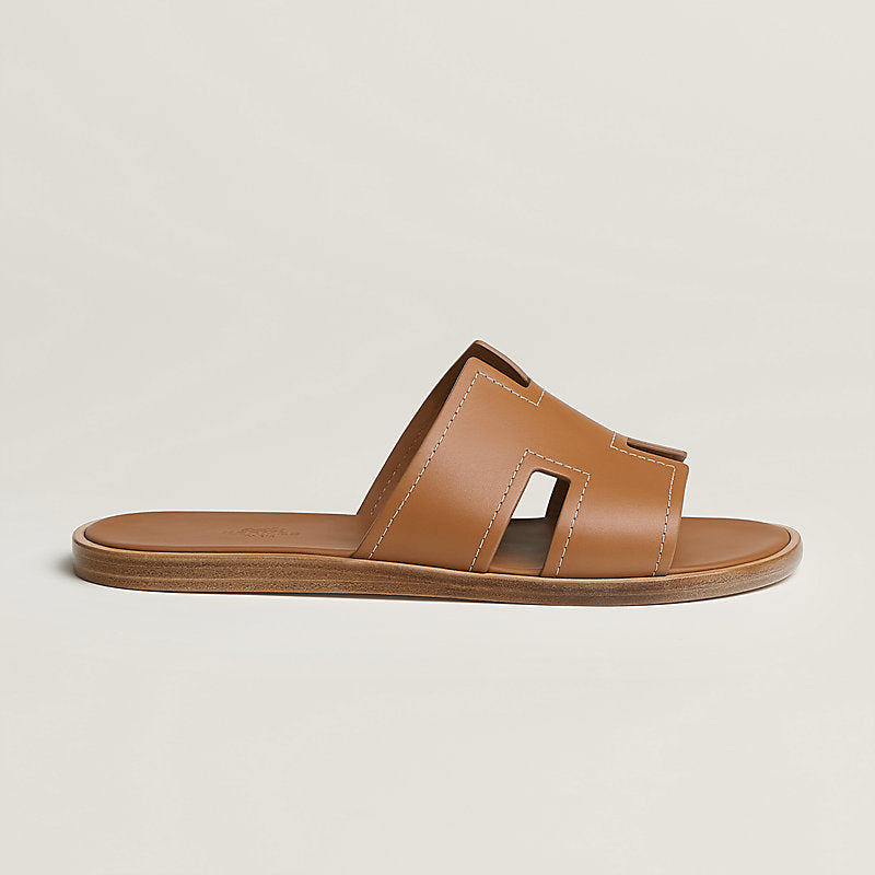 Izmir Sandal In Calfskin With Stitched Detail