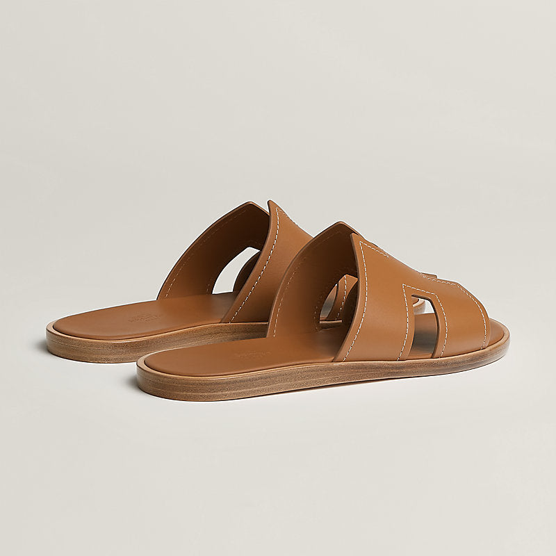 Izmir Sandal In Calfskin With Stitched Detail